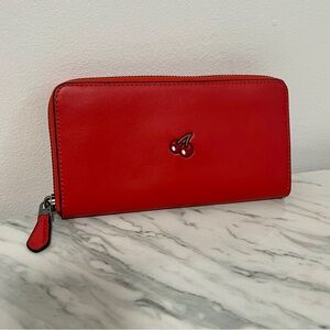 NWT Coach Pacman Wallet - Cherry Accordion - Limited Edition